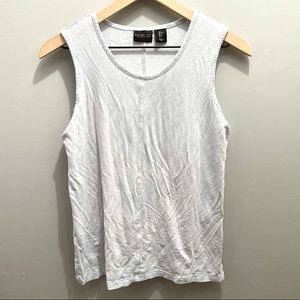 Rachel Zoe light grey tank size Small EUC